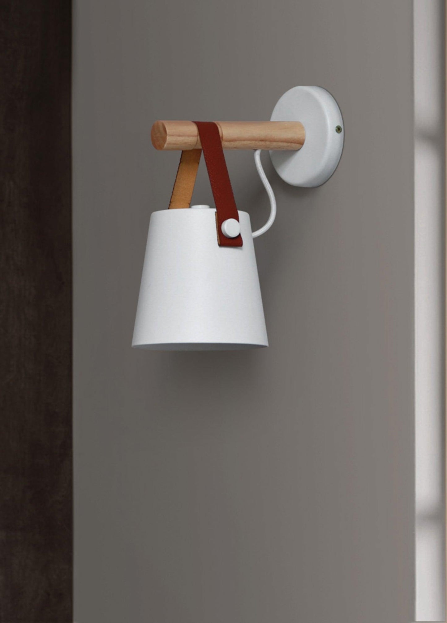 Wooden Conical Wall-mounted light Wall Light