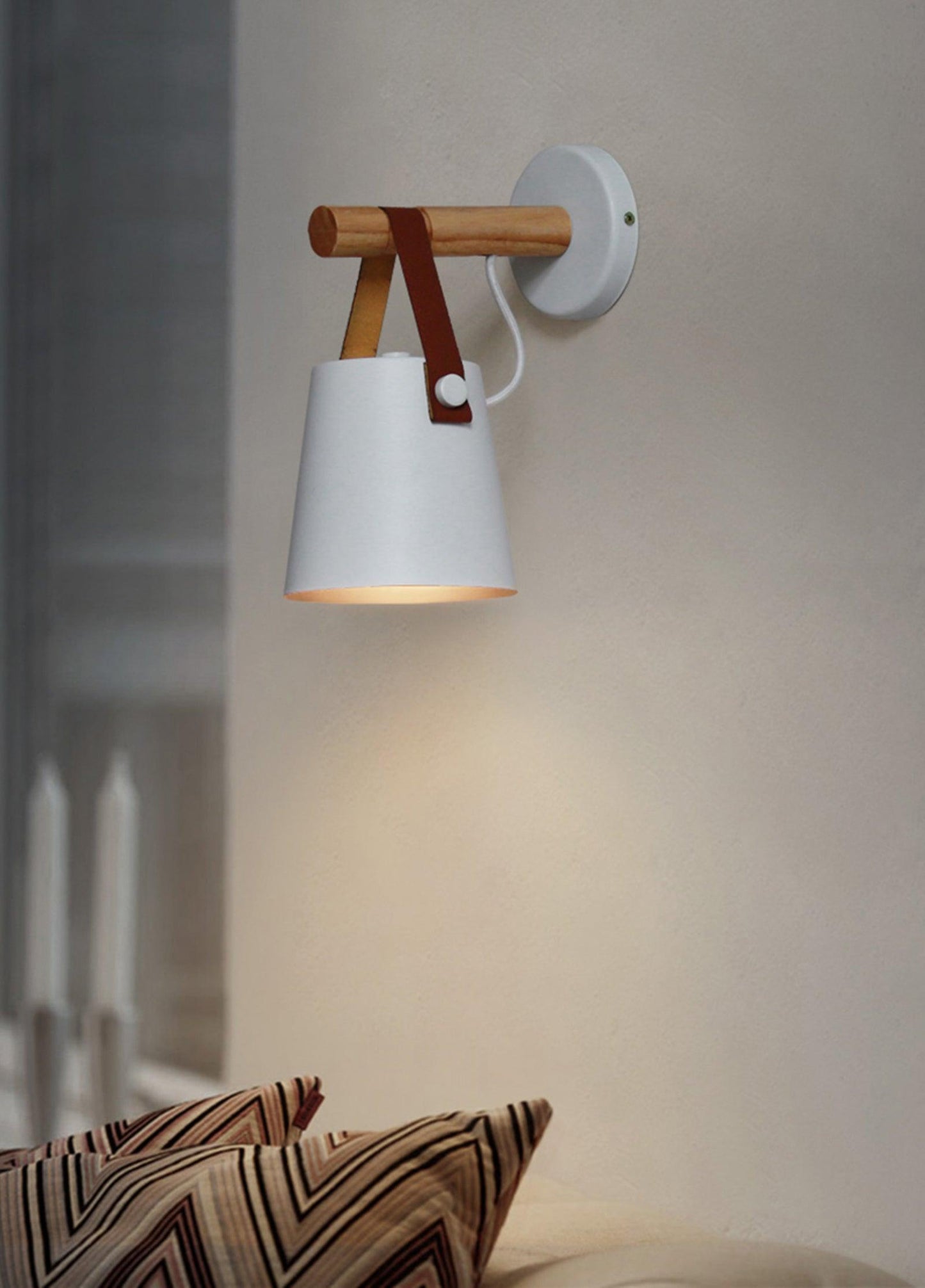 Wooden Conical Wall-mounted light Wall Light