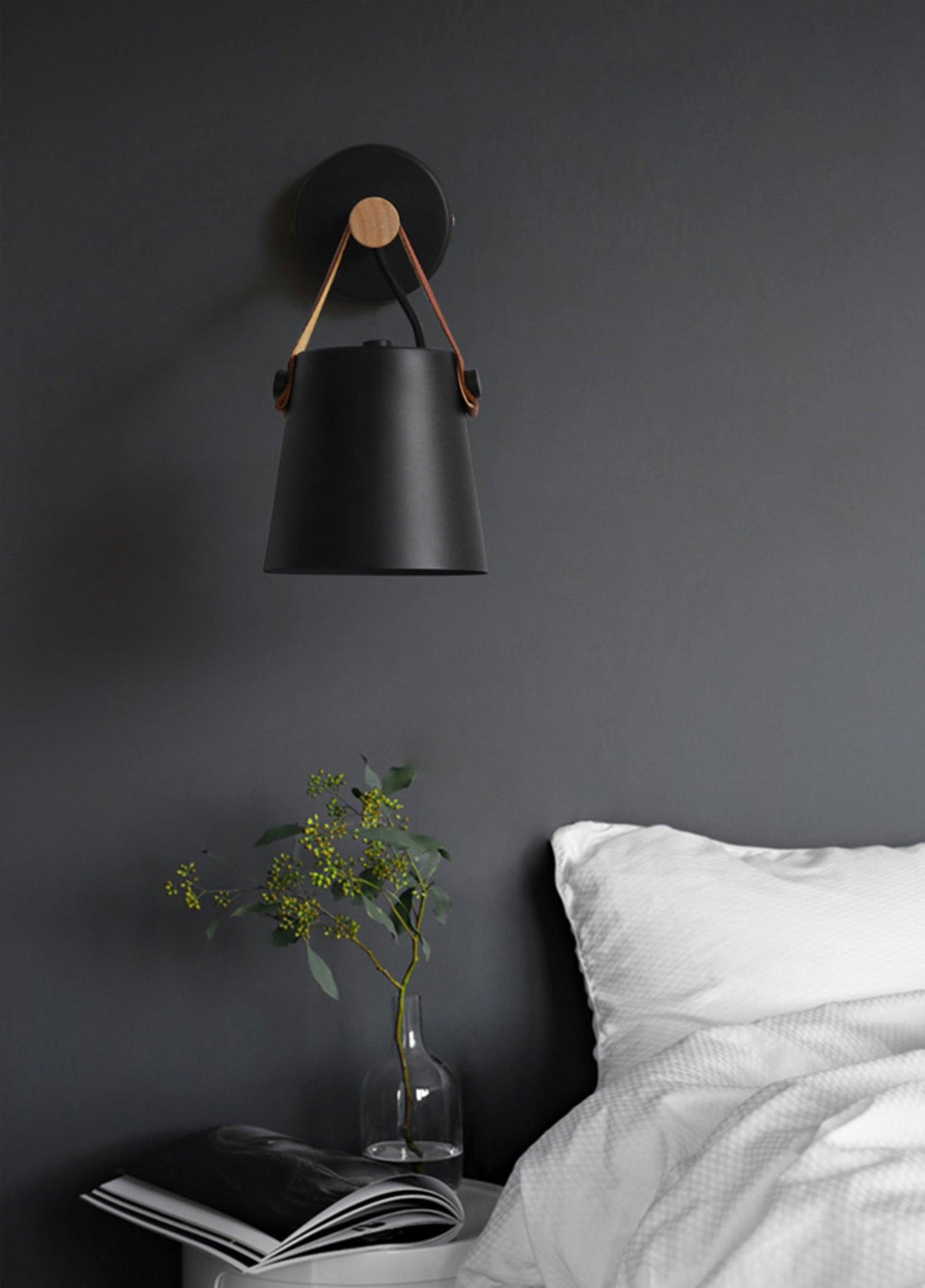 Wooden Conical Wall-mounted light Wall Light