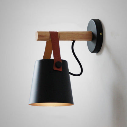 Wooden Conical Wall-mounted light Wall Light