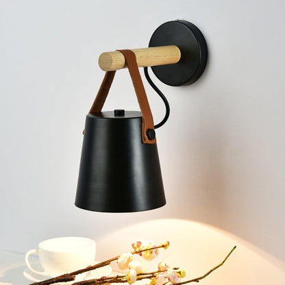 Wooden Conical Wall-mounted light Wall Light