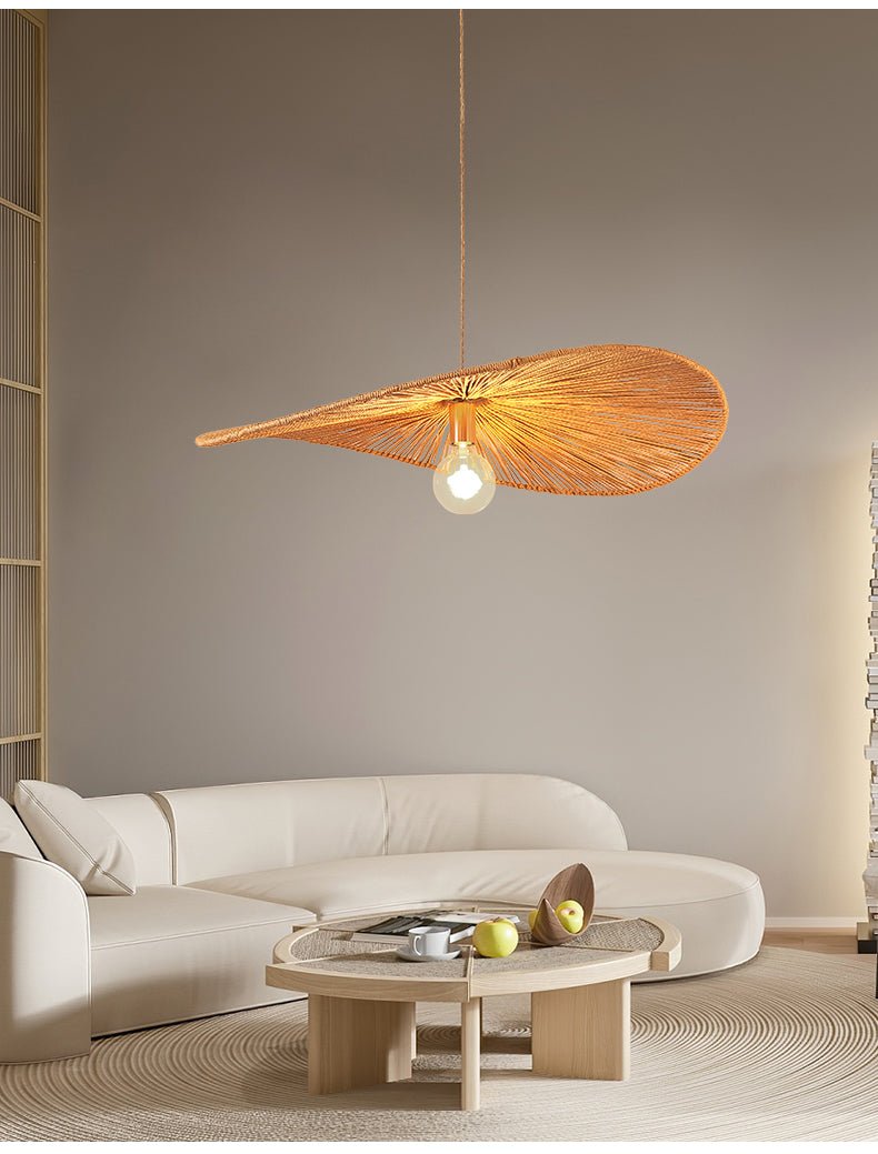 Woven Leaf Pendant Light