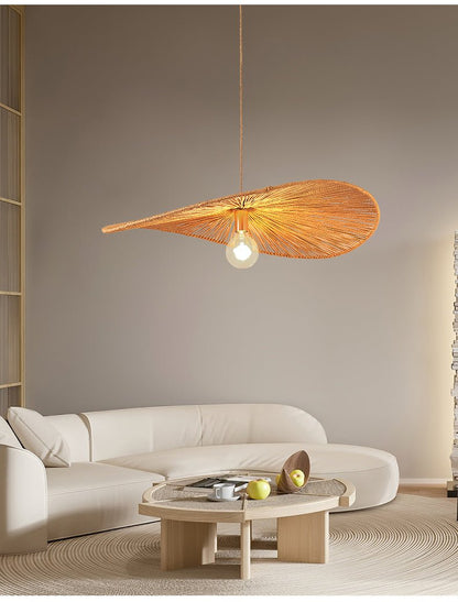 Woven Leaf Pendant Light
