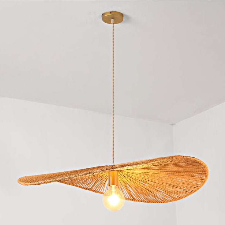 Woven Leaf Pendant Light