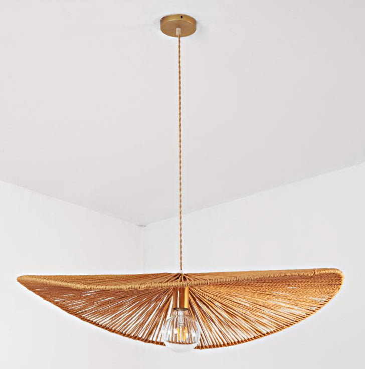 Woven Leaf Pendant Light