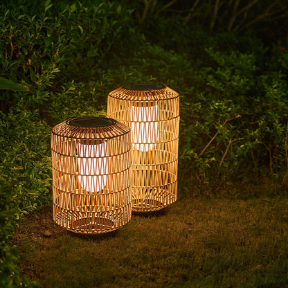 Woven Rattan Patio light Outdoor Lamp