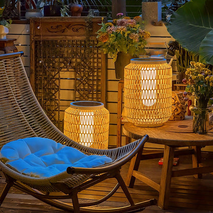 Woven Rattan Patio light Outdoor Lamp