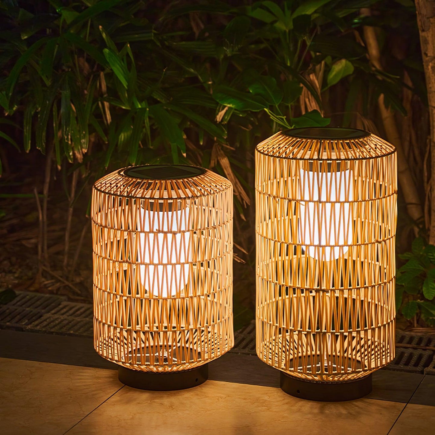 Woven Rattan Patio light Outdoor Lamp