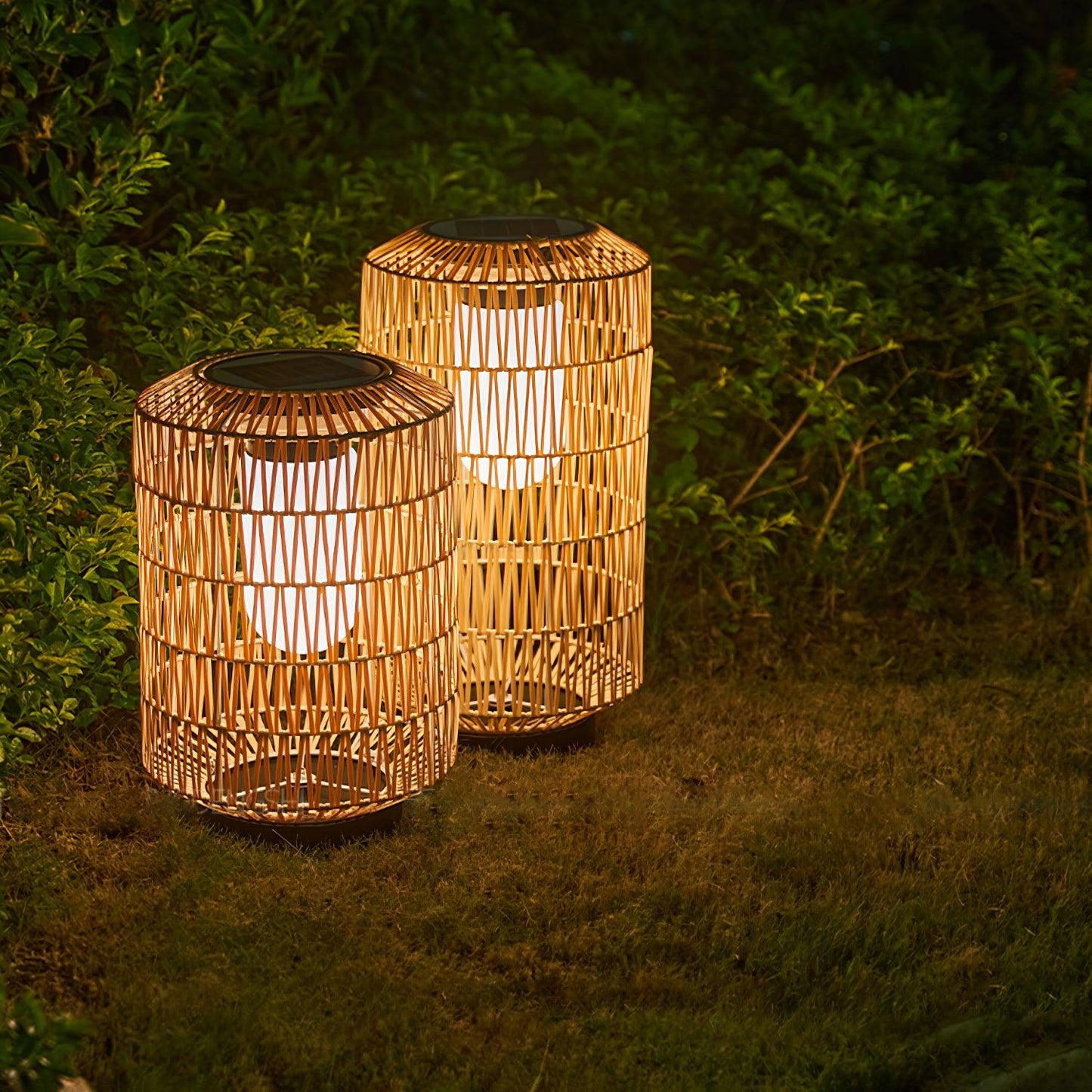 Woven Rattan Patio light Outdoor Lamp