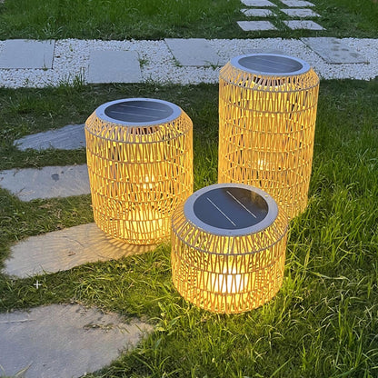 Woven Rattan Patio light Outdoor Lamp