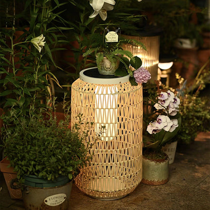 Woven Rattan Patio light Outdoor Lamp