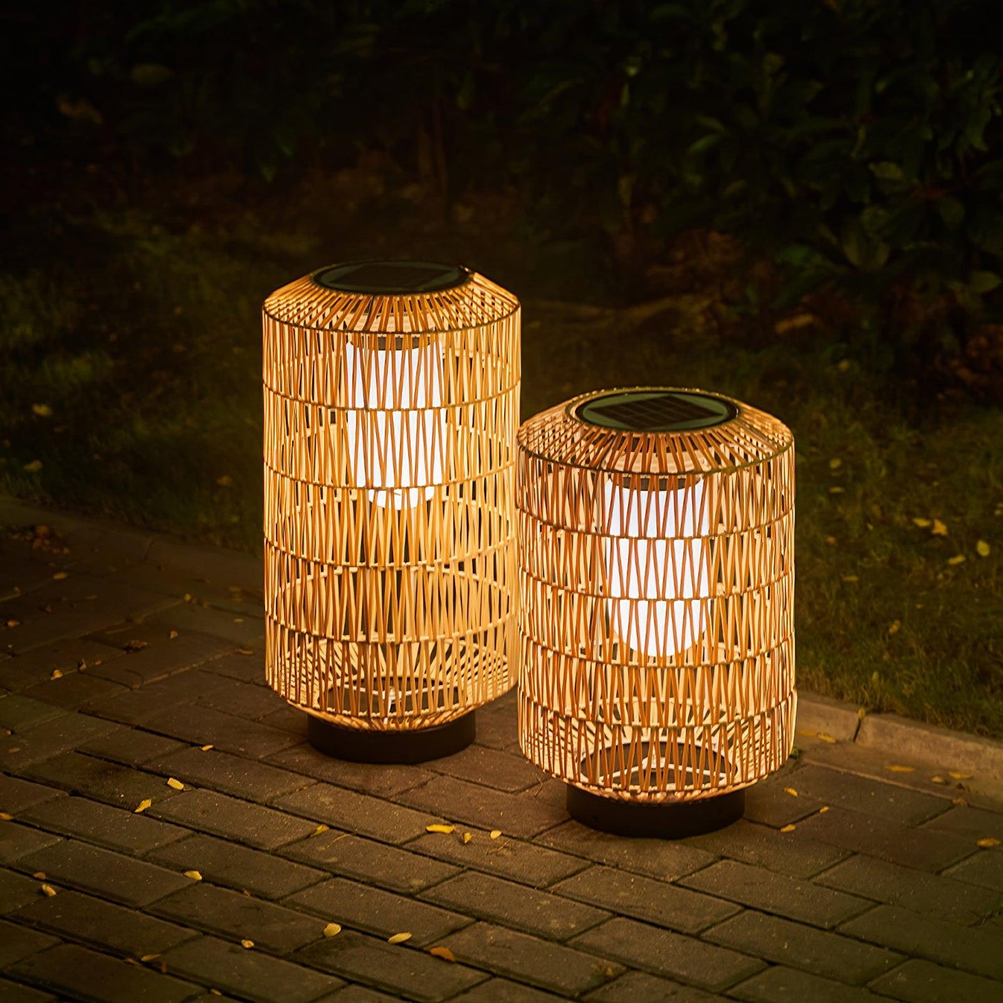 Woven Rattan Patio light Outdoor Lamp