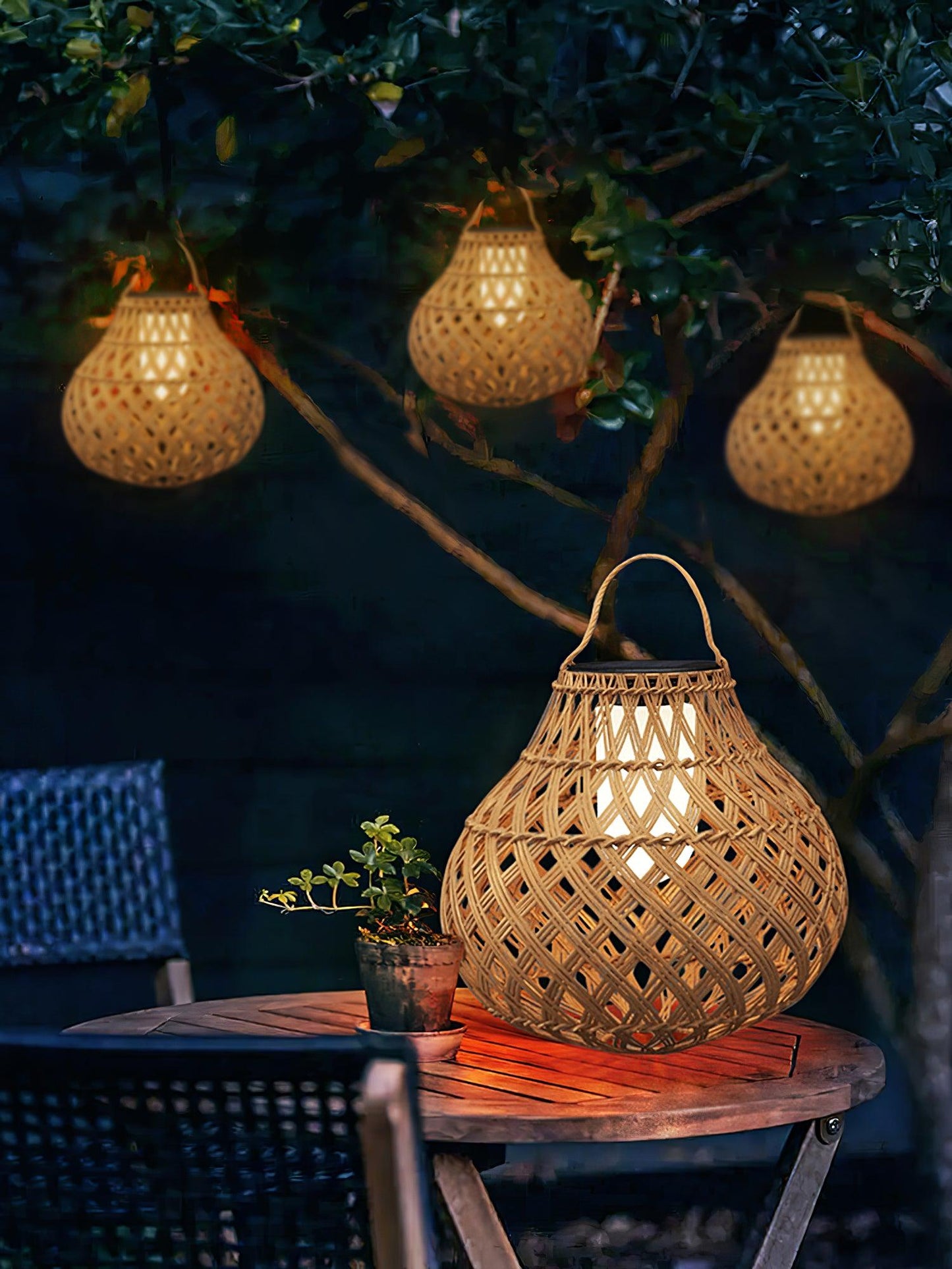 Woven Sphere Lantern Landscape light Outdoor Lamp