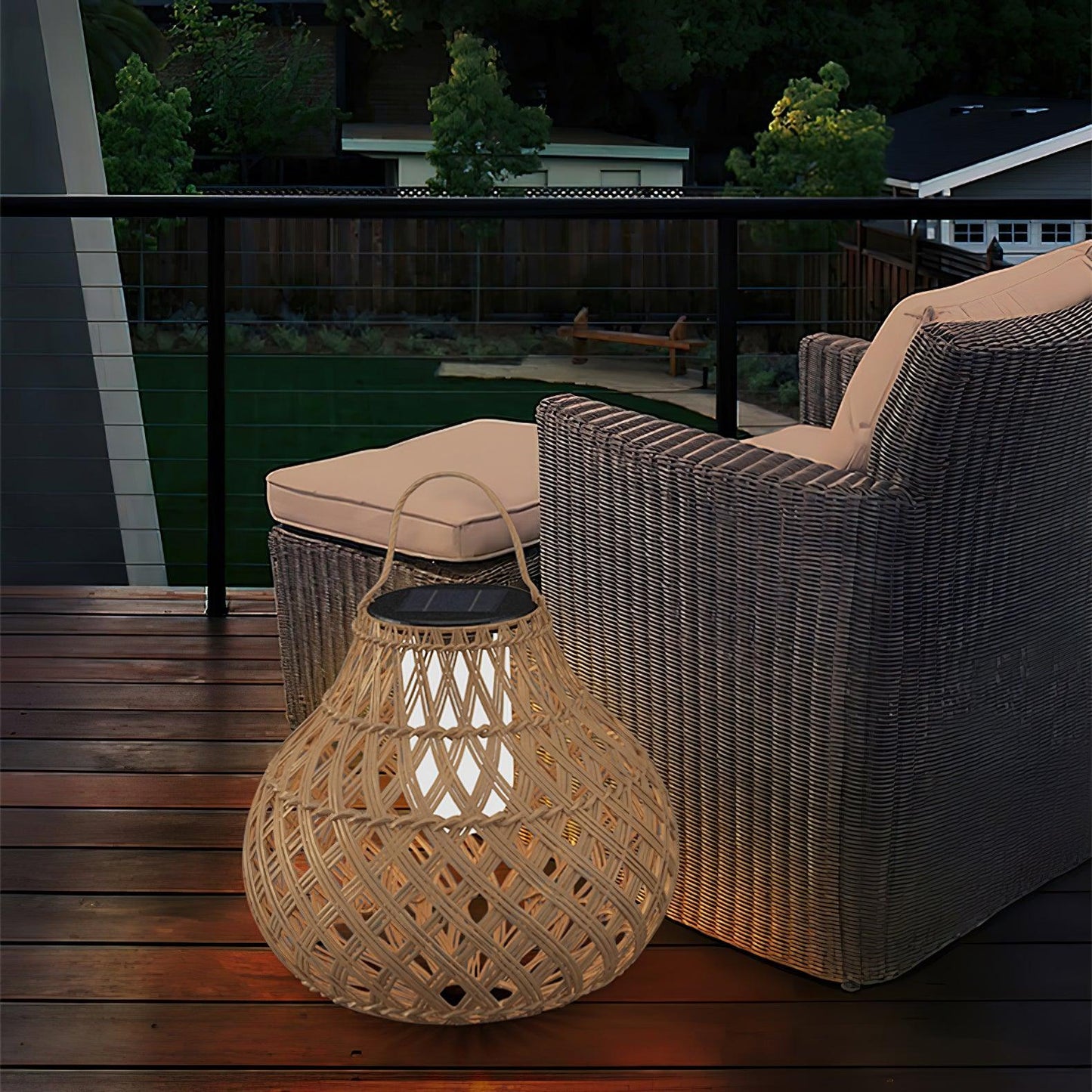 Woven Sphere Lantern Landscape light Outdoor Lamp