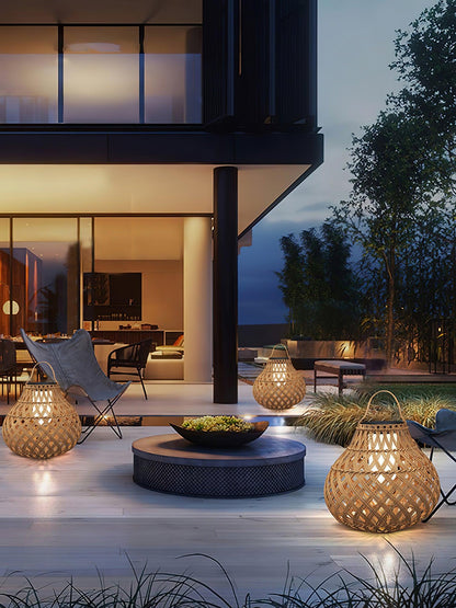 Woven Sphere Lantern Landscape light Outdoor Lamp