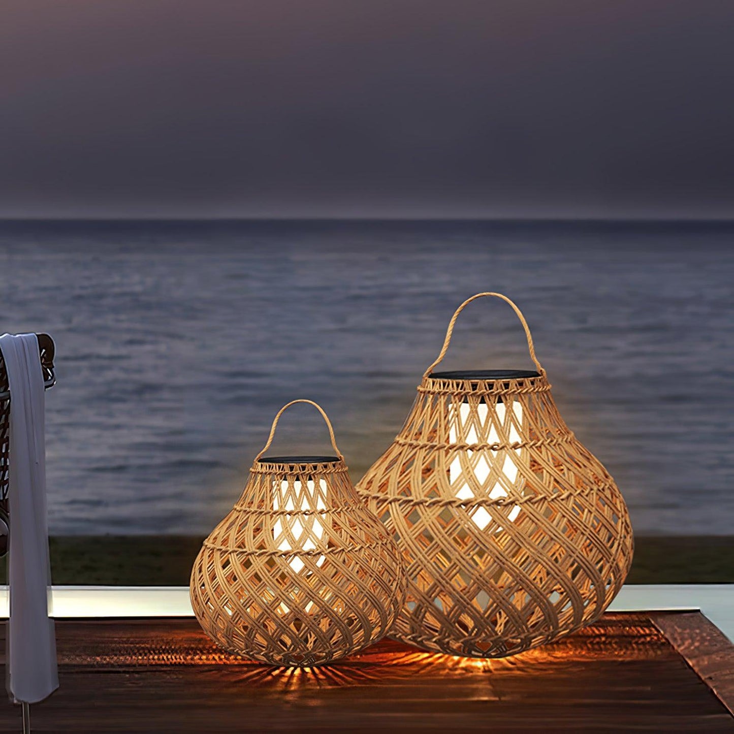 Woven Sphere Lantern Landscape light Outdoor Lamp