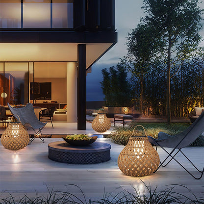 Woven Sphere Lantern Landscape light Outdoor Lamp