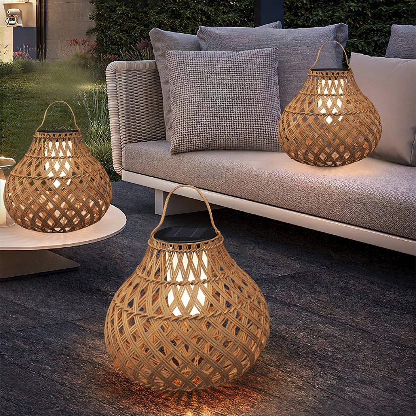 Woven Sphere Lantern Landscape light Outdoor Lamp
