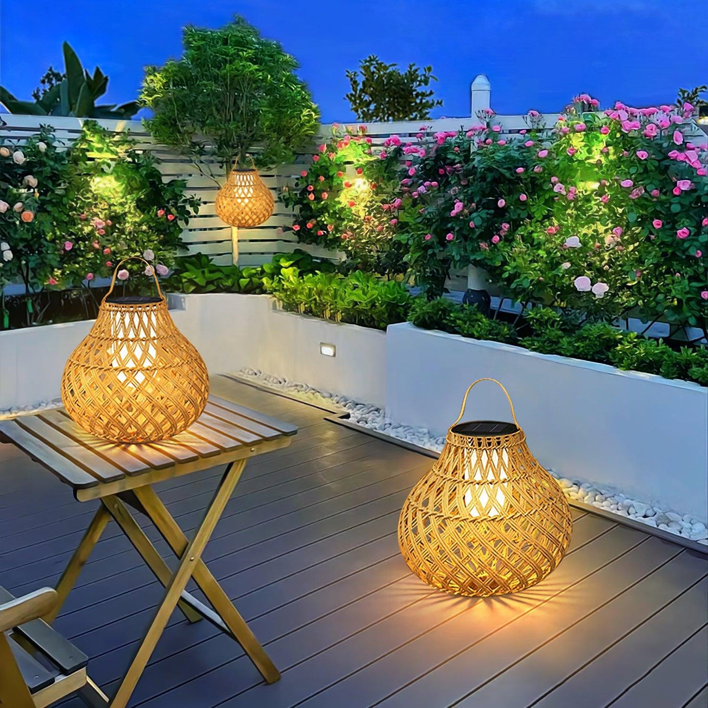 Woven Sphere Lantern Landscape light Outdoor Lamp