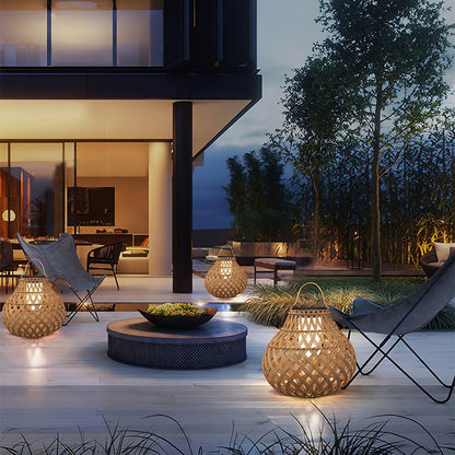 Woven Sphere Lantern Landscape light Outdoor Lamp