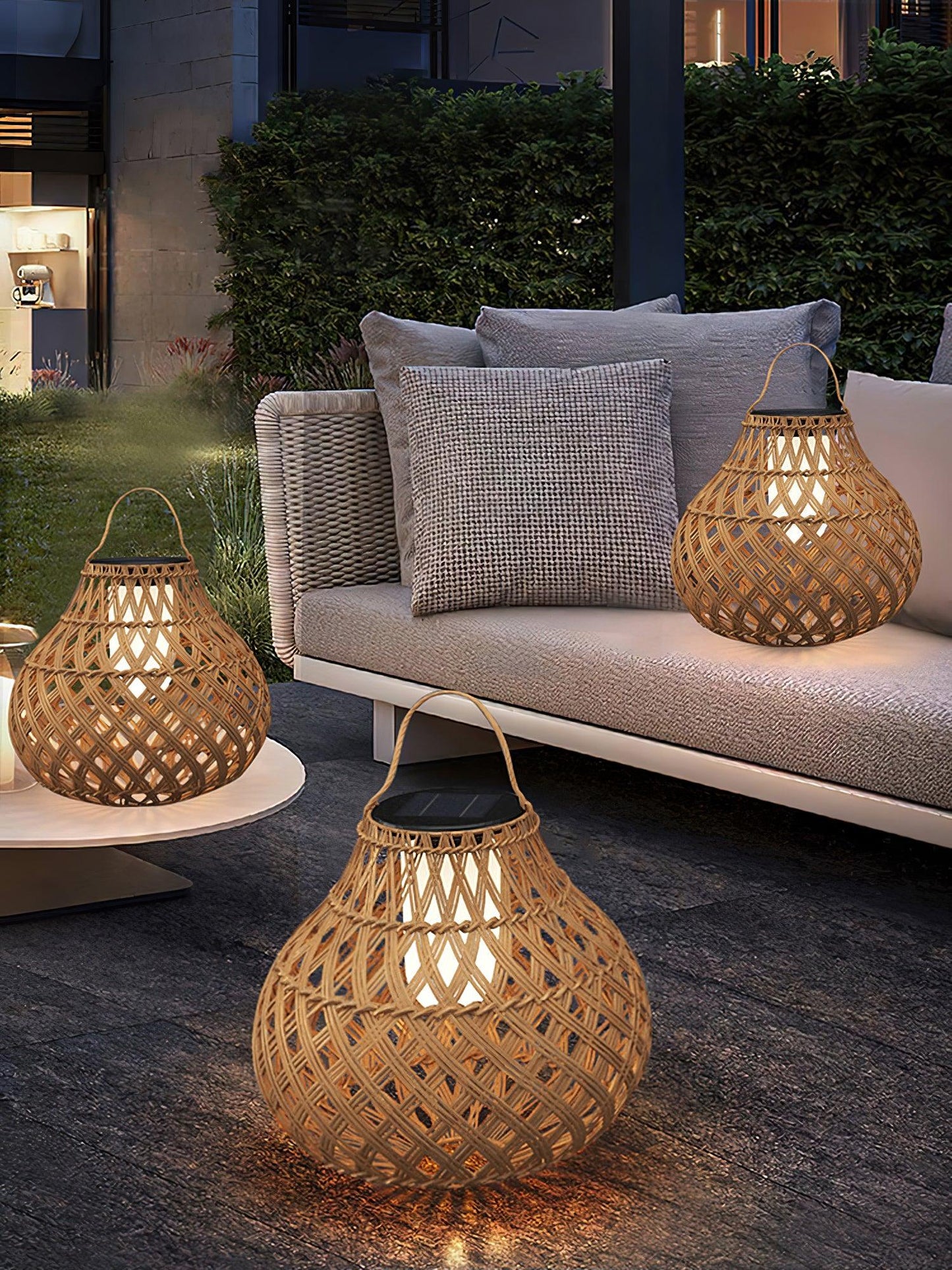 Woven Sphere Lantern Landscape light Outdoor Lamp