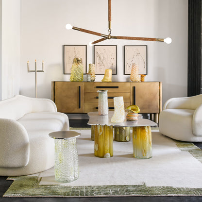 Wrapped Linear Chandelier