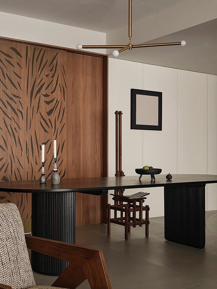 Wrapped Linear Chandelier