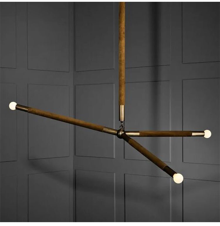 Wrapped Linear Chandelier