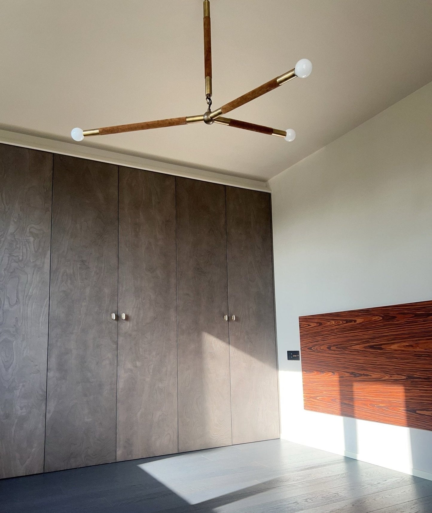 Wrapped Linear Chandelier