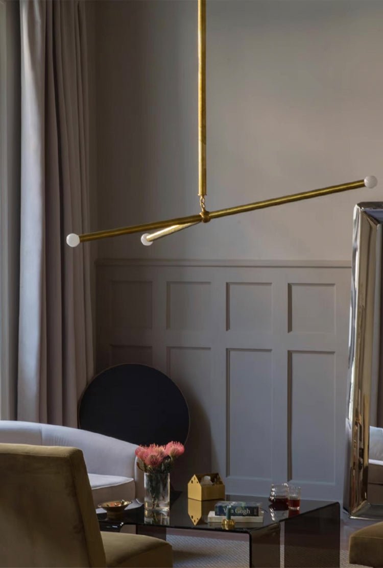 Wrapped Linear Chandelier