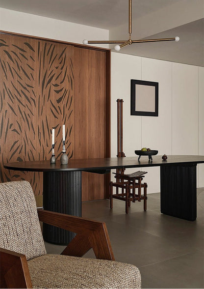 Wrapped Linear Chandelier