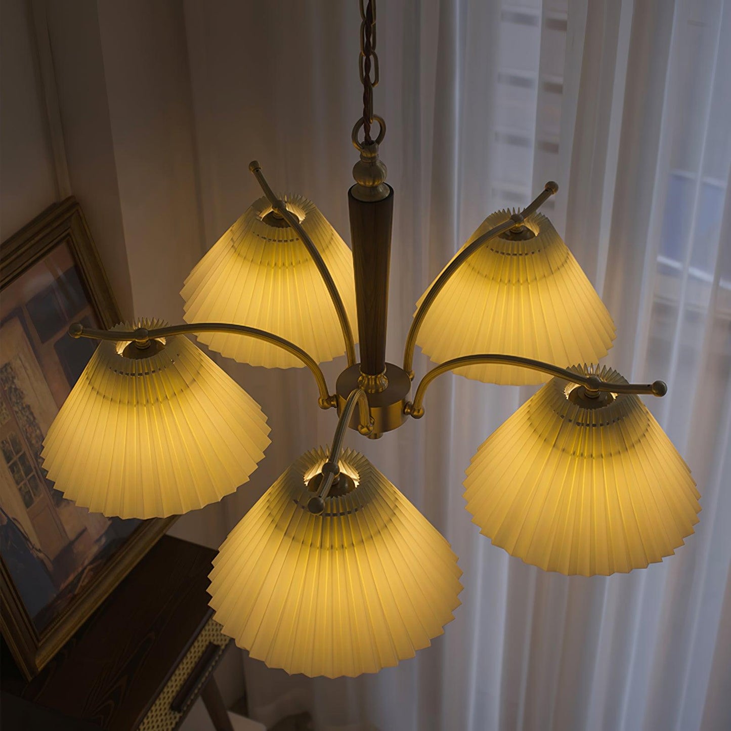 Wrinkled Electrolier Chandelier