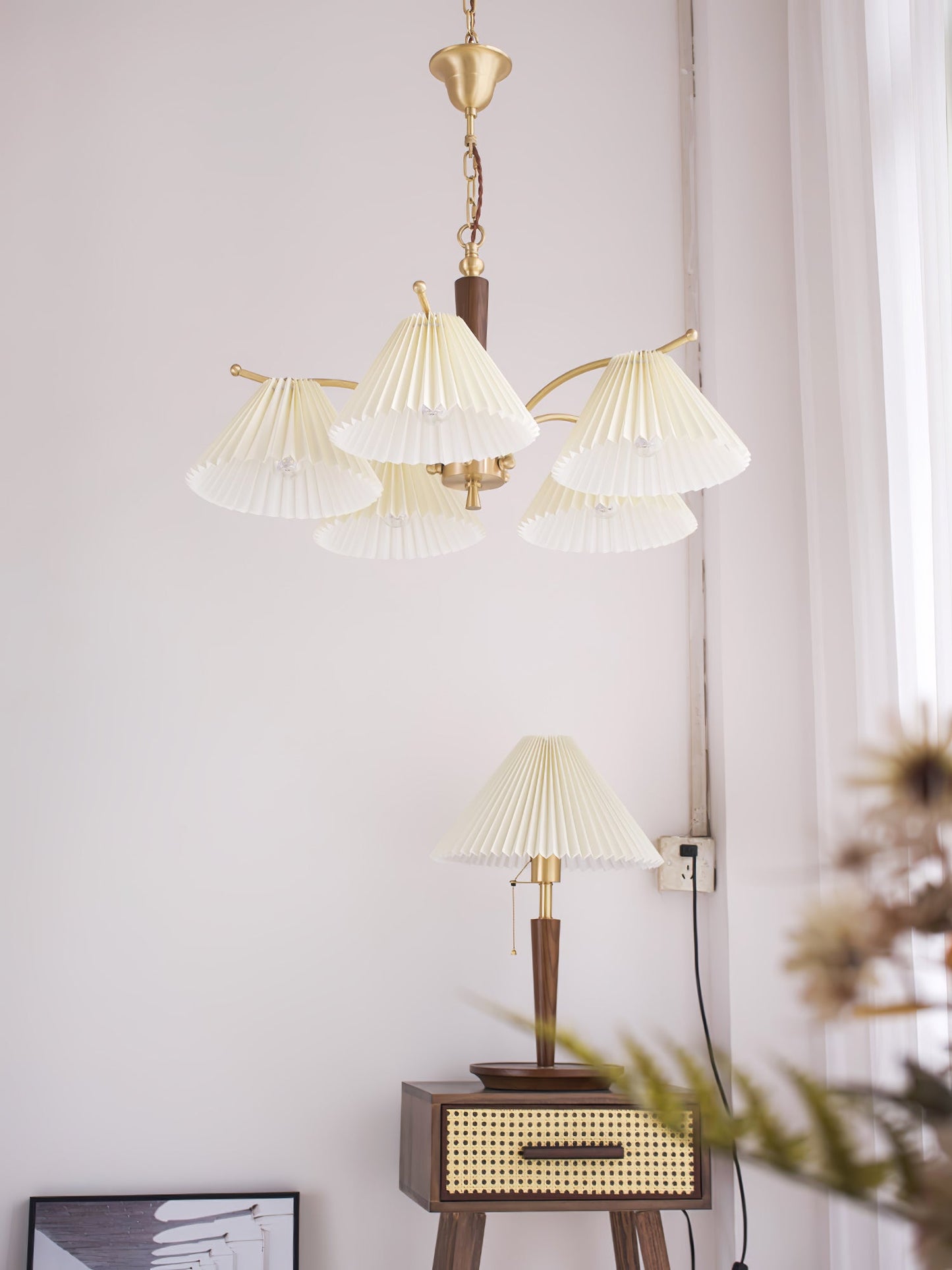 Wrinkled Electrolier Chandelier