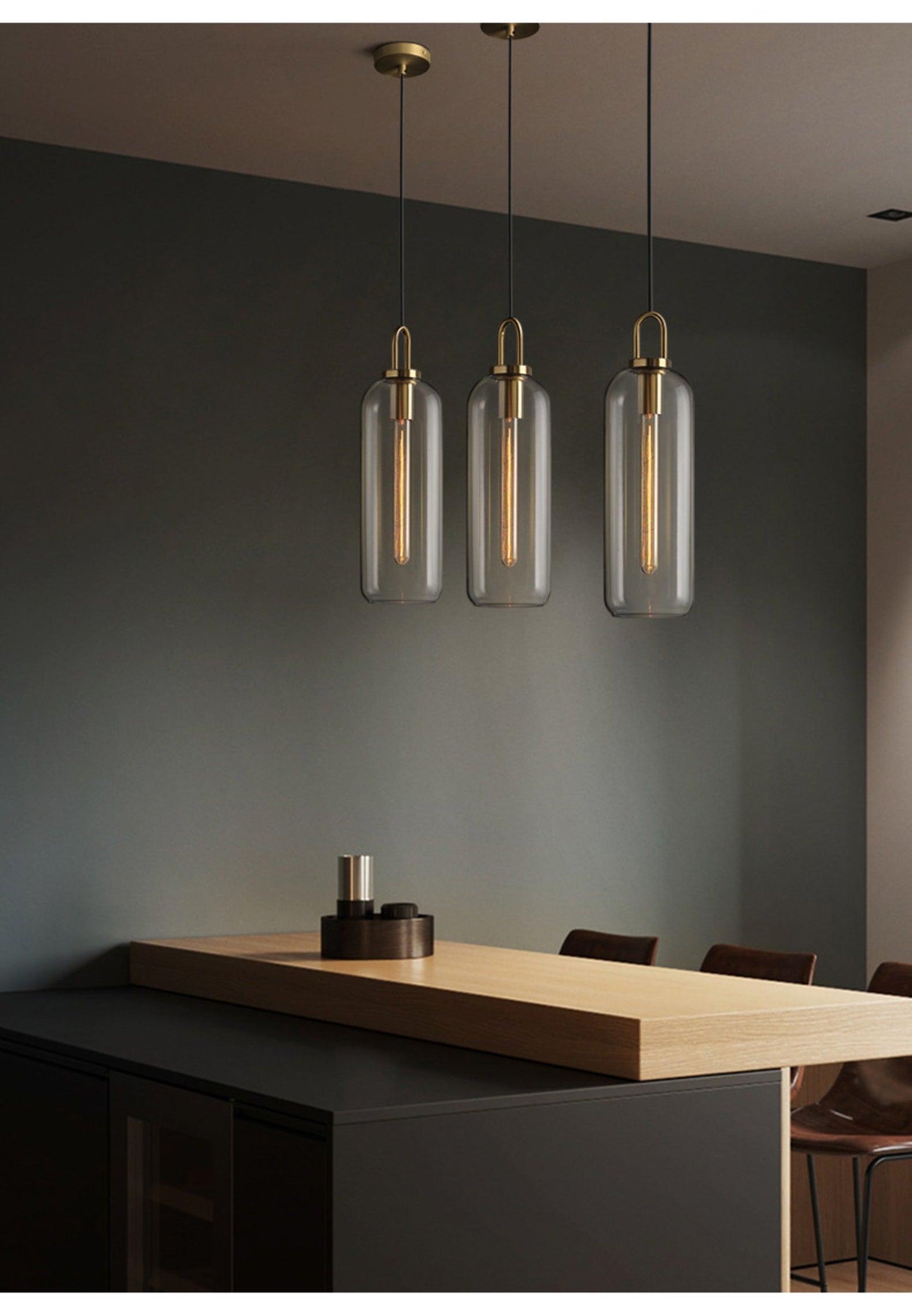 Pendulum Glass Droplight Pendant Lamp