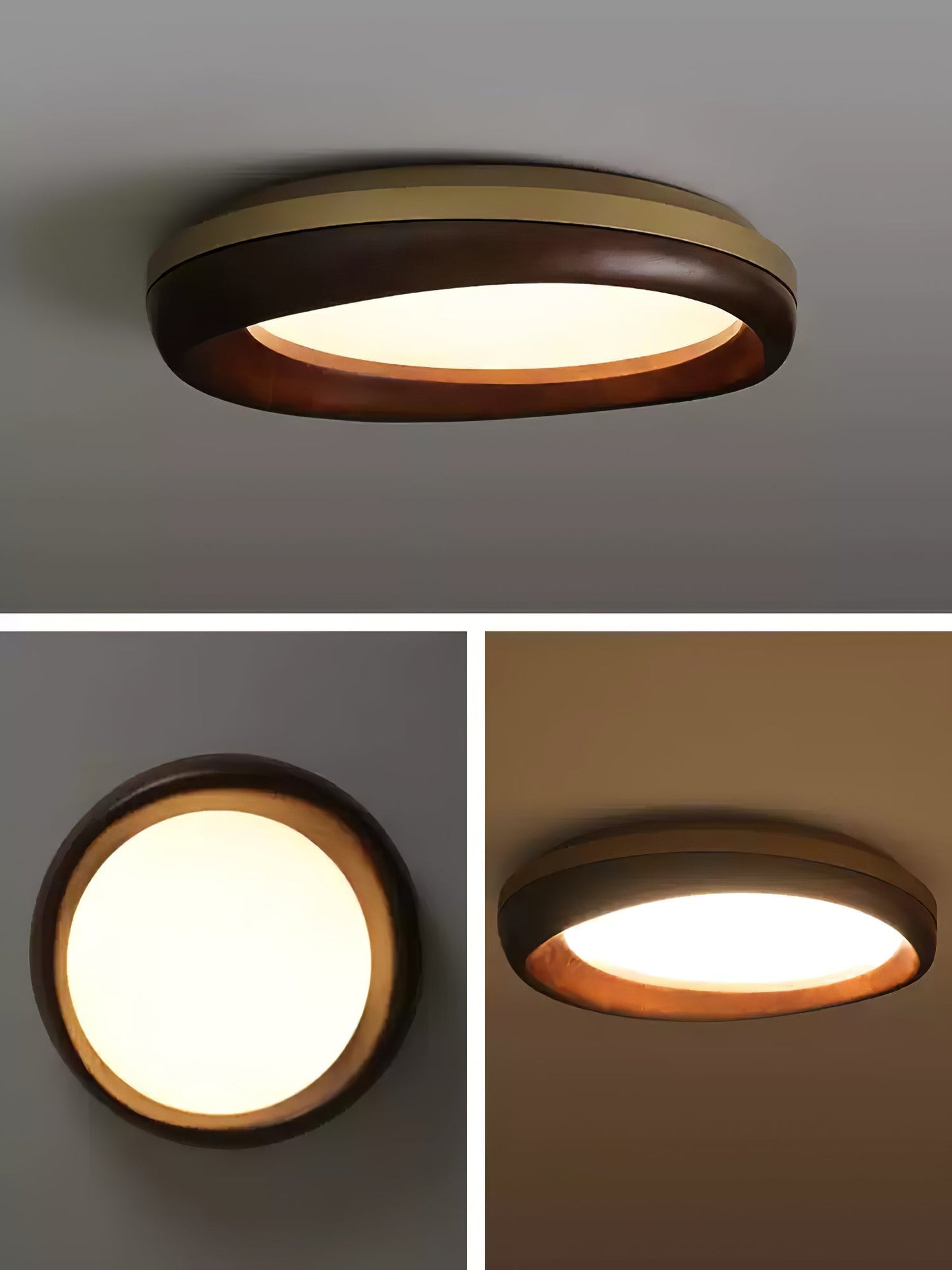 Zenova Wood Ceiling-mounted light Ceiling Light