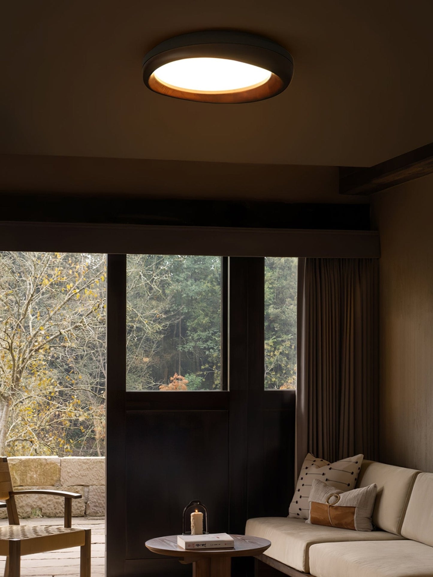 Zenova Wood Ceiling-mounted light Ceiling Light