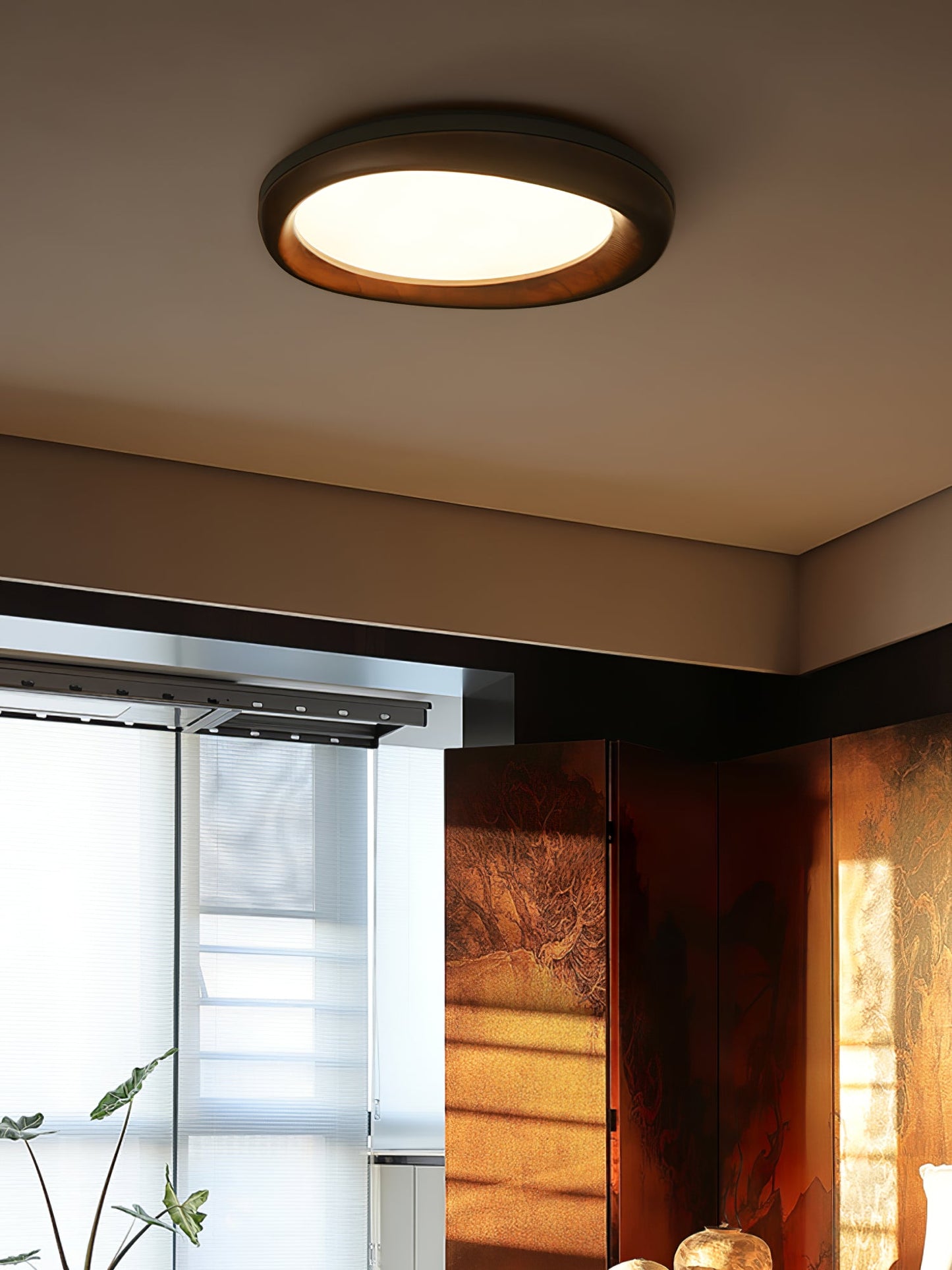 Zenova Wood Ceiling-mounted light Ceiling Light