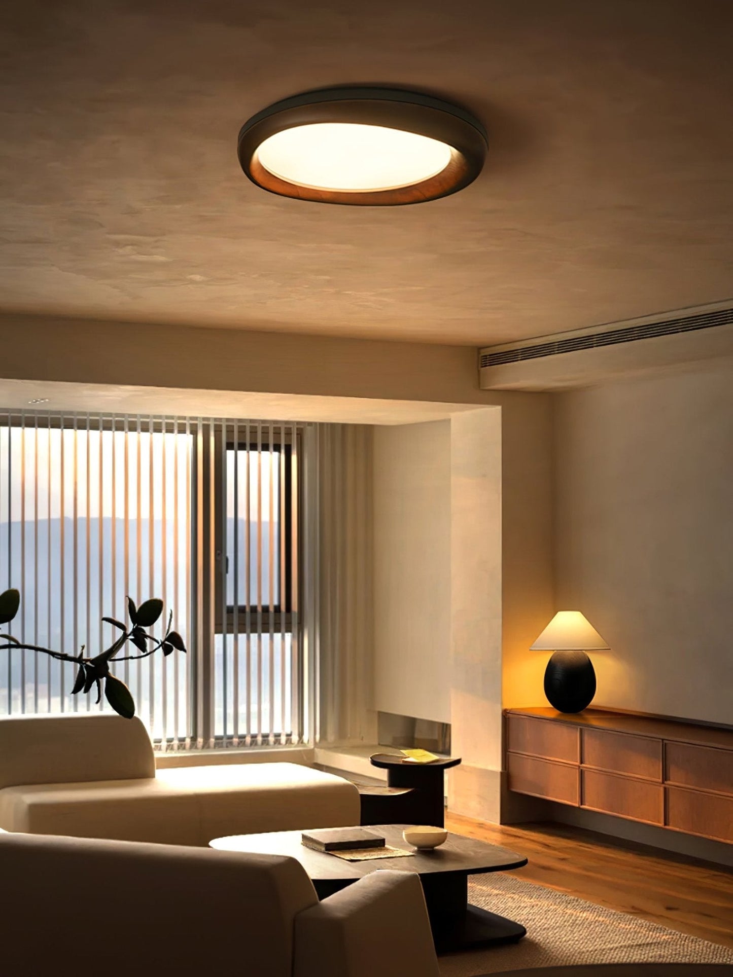 Zenova Wood Ceiling-mounted light Ceiling Light