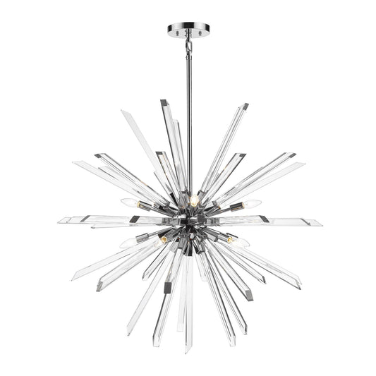 Z Lite Burst 41 Inch 10 Light Chandelier Cp478869