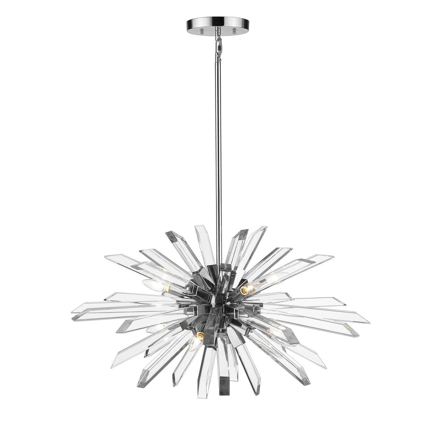 Z Lite Burst 33 Inch 8 Light Chandelier Cp478770