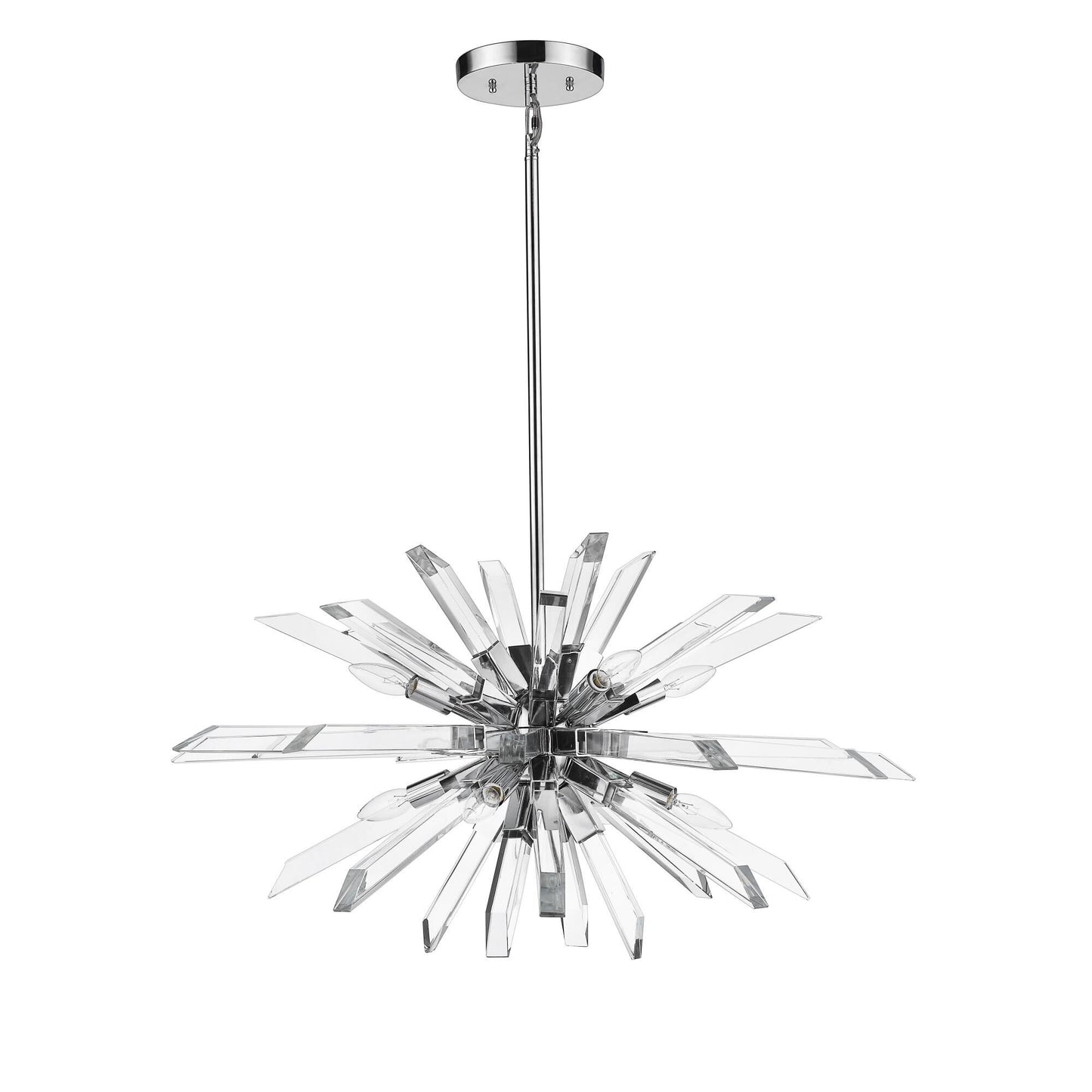 Z Lite Burst 33 Inch 8 Light Chandelier Cp478770