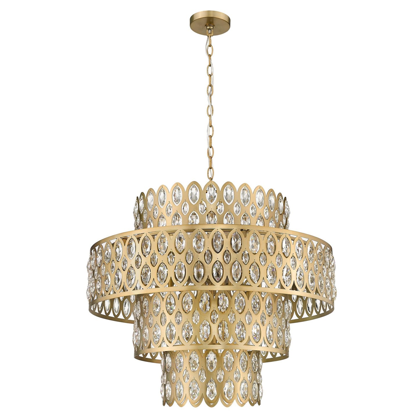 Z Lite Dealey 25 Inch 13 Light Chandelier Cp777274