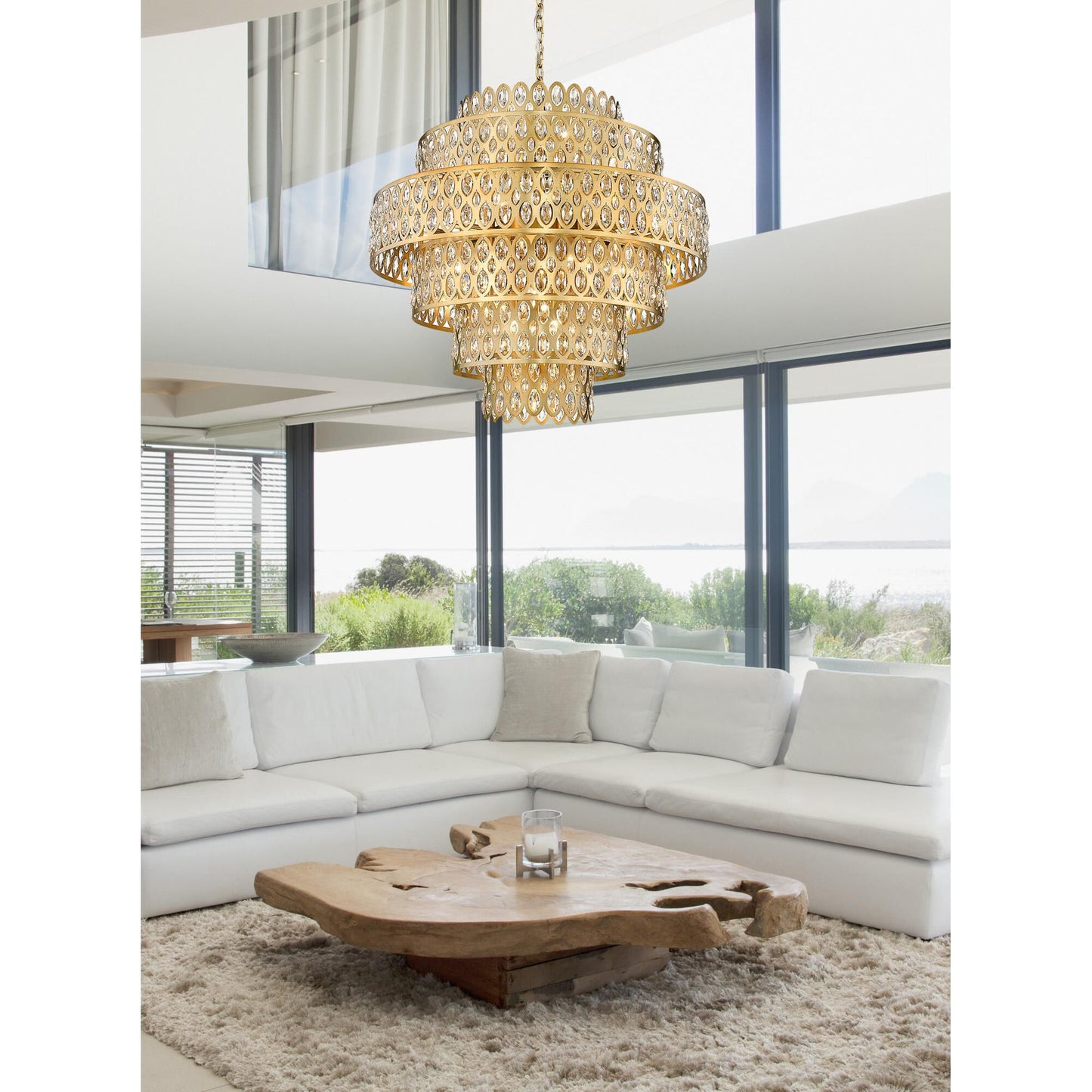 Z Lite Dealey 32 Inch 17 Light Chandelier Cp777278