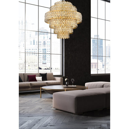 Z Lite Dealey 32 Inch 17 Light Chandelier Cp777278