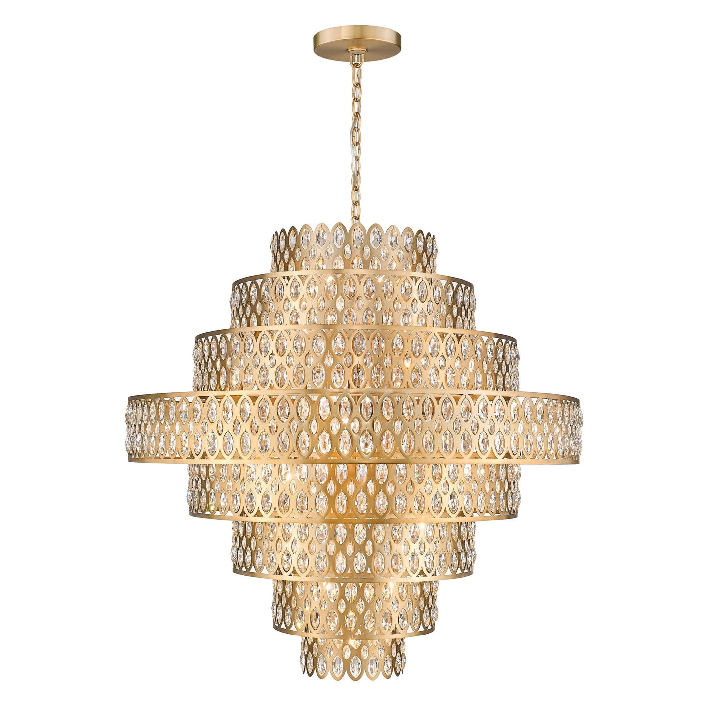 Z Lite Dealey 44 Inch 25 Light Chandelier Cp777281