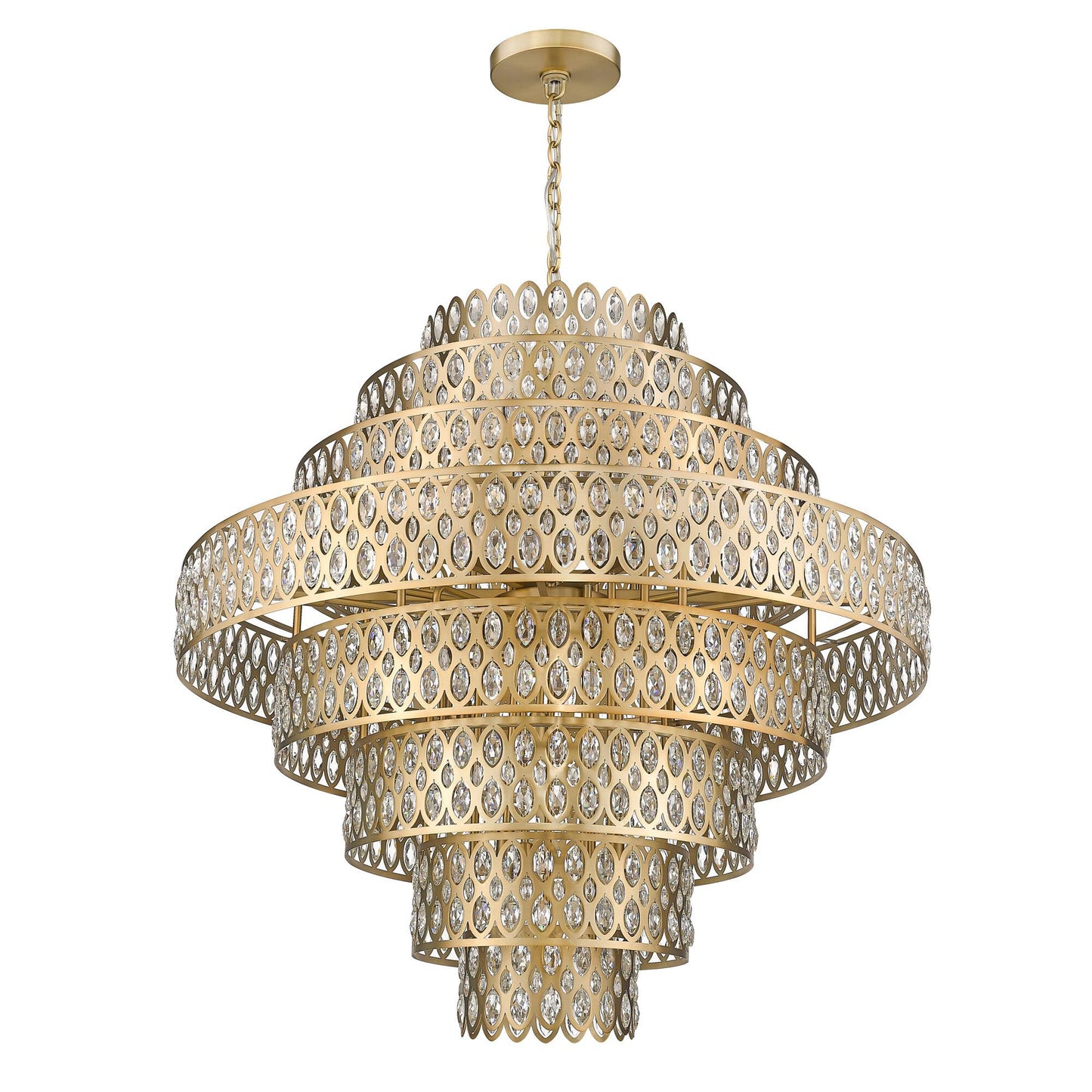 Z Lite Dealey 44 Inch 25 Light Chandelier Cp777281