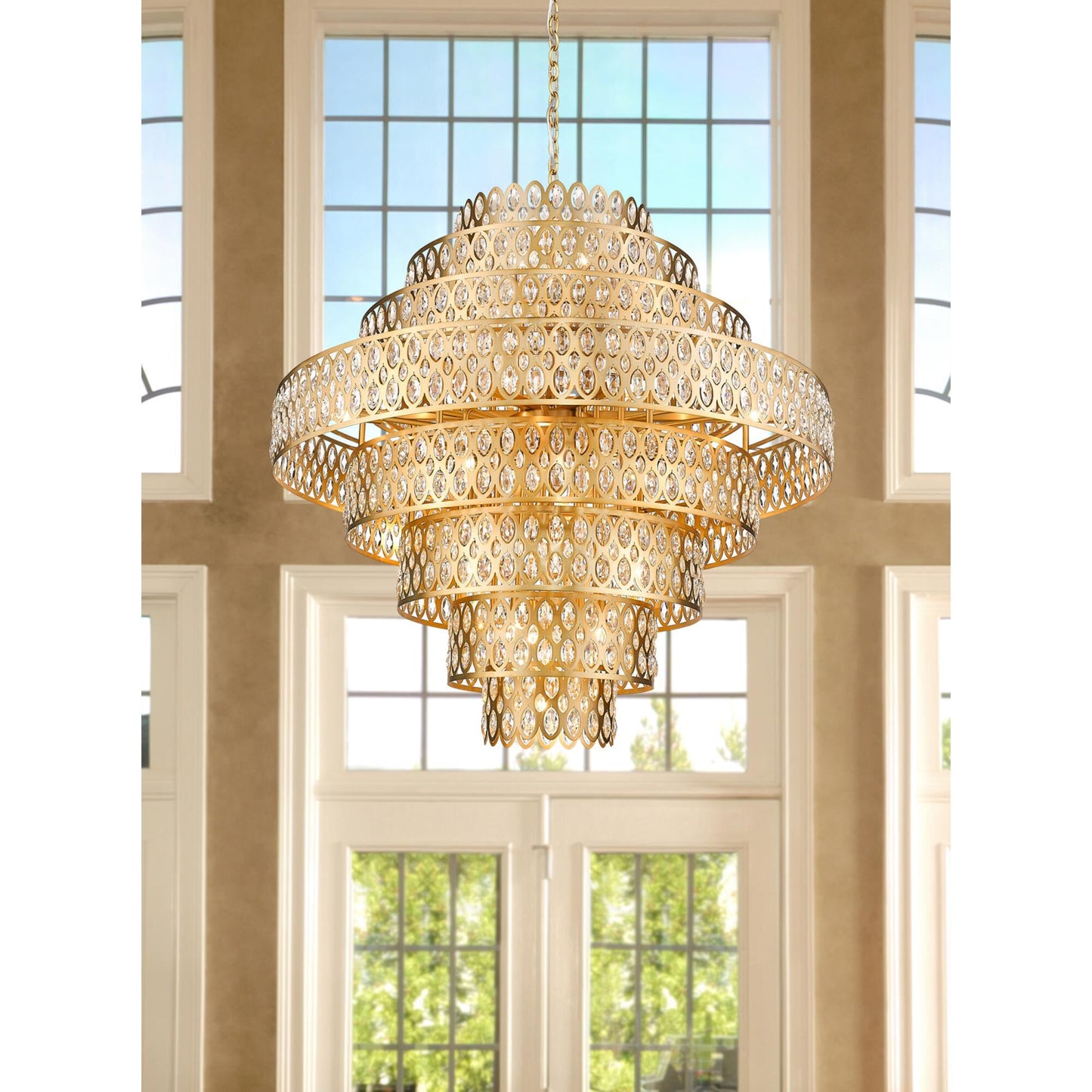 Z Lite Dealey 44 Inch 25 Light Chandelier Cp777281