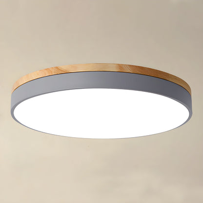 Zara Circular Wood Overhead fixture Ceiling Lamp