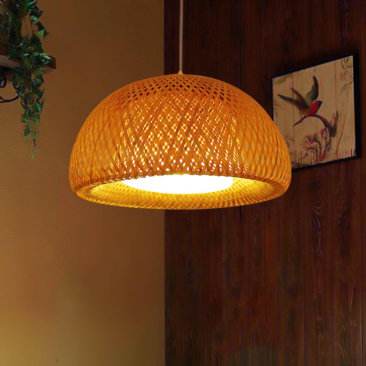 Zenith Bamboo Houselight Pendant Light