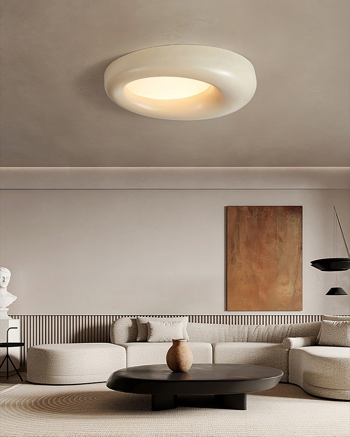 Zero Round Overhead light Ceiling Lamp